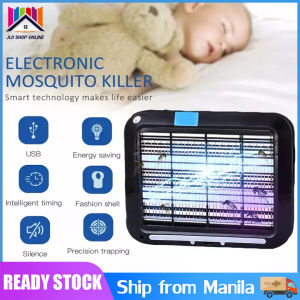 220V LED Mosquito Killer Lamp LED Light Insect Killer 8W Energy Saving Anti Mosquito Lamp Electric Shock Repellent Industrial Electric Professional Fly Insect Bug Spider Pest Mosquito Biting Insects Killer UV Easy Hygienic Effective High Performance