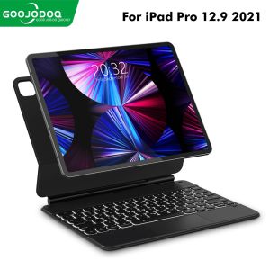 GOOJODOQ เครื่องบอร์ดสำหรับ iPad มายากล Air4 Pro11 Air5 Pro12.9 2018-2023 iPad เคส10th พร้อมทัชแพทย์แพทย์ภูมิ บลูทูธไร้สาย