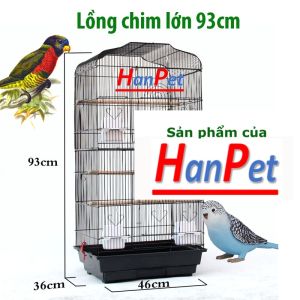 Lồng chim lớn cao 93cm (Lồng Vẹt yểng bồ câu).