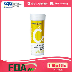 9 YOUNG-BASIC Vitamin C Effervescent Tablet/Whitening/Ascorbic Acid/Boost Immunity