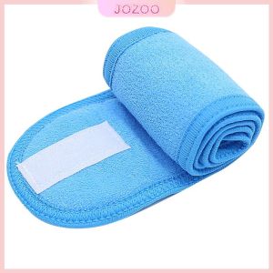 Jozoo Womens Adjustable Elastic Headband Velcro Facial Wash Headband Thick And Long Cloth