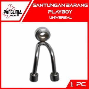 Gantungan Barang Playboy Universal Biru-Emas-Merah-Chrome-Pelangi-Silver Pengait-Kait Barang Model Play Boy