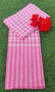 ผ้าขาวม้าบ้านไร่ จ.ราชบุรี ผ้าขาวม้าฝ้าย 100% เย็บริมสี่ด้านพร้อมใช้ ขนาด 90x200 cm