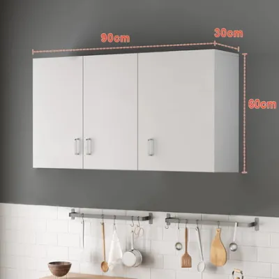 Homelife Hanging Kitchen Wall Cabinet Top Cabinet Balcony Storage Cabinet Furniture Cabinet Space Saving