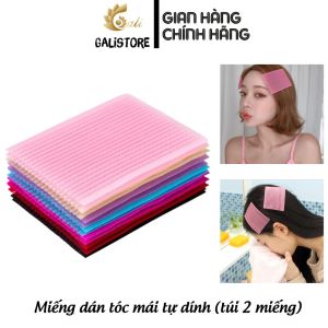 Miếng dán tóc mái tự dính (túi 2 miếng) cố định tóc Trang điểm Rửa mặt tiện lợi Galistore
