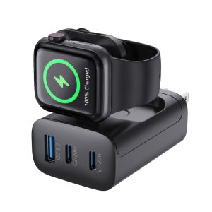 OATSBASF 4 in 1 QC3.0 Fast Charger Adapter Compatible with Apple Watch Samsung watch