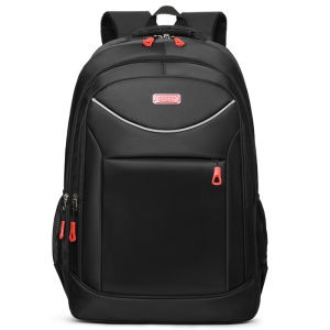 กระเป๋านักเรียน กระเป๋าเป้สีดำ ทรงสวย สีเรียบ สีสุภาพ ใช้ได้ทุกโอกาส แข็งแรงกันน้ำ น้ำหนักเบา จัดส่งฟรี สินค้าพร้อมส่ง #13116