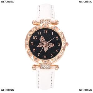 [COD] WEICHENG The New Womens Bracelet Watch Is A Stylish Simple Butterfly Five-piece Watch Set