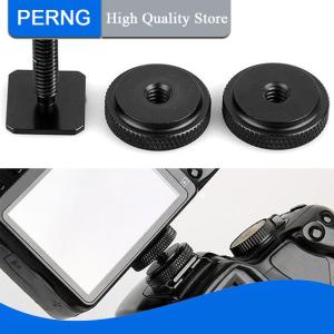 [PERNG] Tehe 1 4 Double Conversion Screw Flash Metal Hot Shoe Mounts Camera Flash Adapter Upgrade Photography 2-in-1 General Components Tools