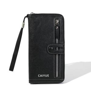 กระเป๋าสตางค์ วัสดุ: หนัง PU สี: ตามที่แสดง ขนาด: 19*10*4 ซม. (7.48*3.94 * 1.57in) แพ็คเกจรวม: กระเป๋าสตางค์ 1 ชิ้น พร้อมส่ง