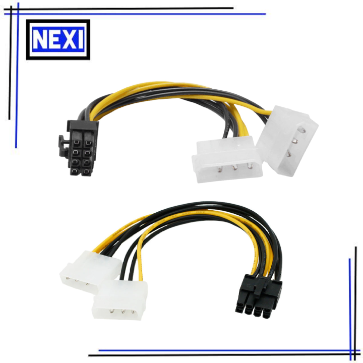 Molex 4 Pin Atx To 8 Pin Eps Gpu Power Supply Adapter Cable Lazada Ph 3191