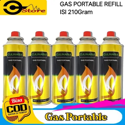 5Pcs Gas Portable Refill - Gas Portable Culinaria - Gas Kompor Camping - Gas Mini - Gas Murah - Paling Murah - Gas outdoor - CLSTR1110E
