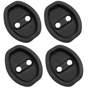 4Pcs Silicone Car Door Latch Protective Cover Self-Adhesive Silent Shock Pads Vehicle Doors Locks Guard Stopper Set