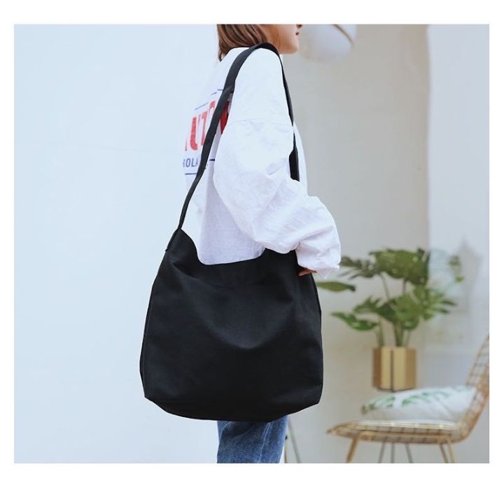 No.85 Korean design canvas bag Katsa Sling bag shoulder Crossbody tote ...