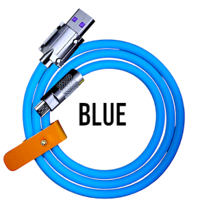 U102 HBK Original USB Liquid Silicone Cable Metal Zinc Alloy Joint 6A Type C Fast Charge Cable Micro USB With Box h37