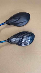 YAMAHA SIDE MIRROR TITANIUM GOLD CARBON & TITANIUM GOLD BLACK CUTYING Y125Z Y15ZR Y16ZR LC135 ALLOY BATANG BESAR