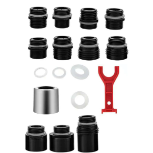 Quick Connection Faucet Head Conversion Set for Multiple Sprayers Includes Hose Connectors Accessories Daily Use