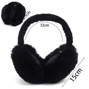 Fashion Outdoor Soft Faux Fur Ear Warmer Winter Earmuffs for Women Men Solid Color Earflap Cold Protection Ear-Muffs Ear Cover