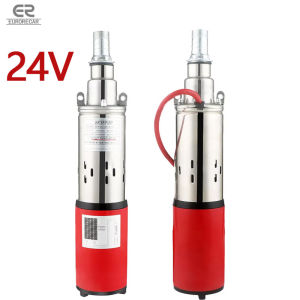 12V/24V/ Solar DC Deep Well Water Pump Stainless Steel Submersible Pump High Head
