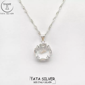 TATA SILVER Pure 925 Italy Silver Elegant Necklace for Women TA-201965