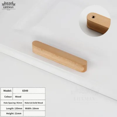 [SG Seller]Cabinet Door Wooden Handle Cabinet Wardrobe Door Handle Kitchen Cabinet Door Handle Japanese Style Log Drawer Handle