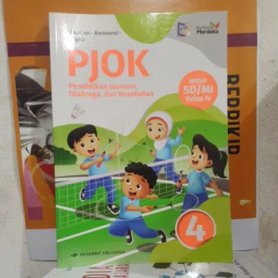 Buku PJOK untuk SD / MI kelas 4 kurikulum merdeka KM