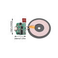 Aideepen 5-15W Fast Charging Motherboard QI Certified Cell Phone Wireless Charger Module 12V Fast Charging Wireless Charging Board PCBA Module. 