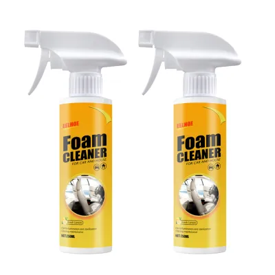 Rayhong 250ml Multi-Purpose Foam Cleaner Cleaning Car House Seat Interior Auto Accessories Anti-aging Cleaning Car Interior Leather Seat Spray Cleaning Multi-Functional Rust Remover Car Interior Care