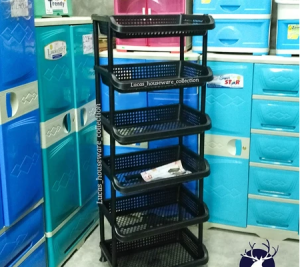 #MULTIPURPOSE JUMBO STORAGE RACK / STRONG PLASTIC RACK / UTILITY RACK ORGANIZER RACK / DISPLAY RACK#LF