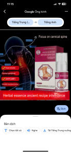 [ COMBO 3 CHAI ] Xịt Cổ Vai Gáy Dạng Sương Làm Dịu Vùng Cổ Sử Dụng Dễ Dàng Thấm Nhanh Dành Cho Mọi Người