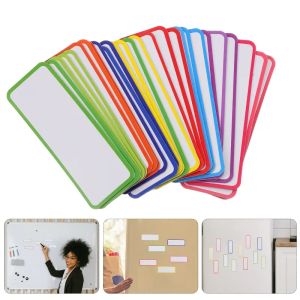 54pcs/set Multifunctional Magnetic Name Lable Stickers Tags Erasable Refrigerator Magnets Erase Markers Dry Labels