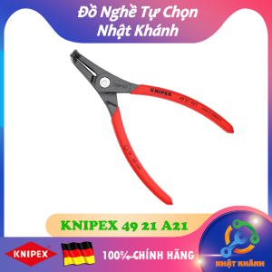 Kìm Mở Phe Ngoài Mũi Gài Cong 90° 180mm KNIPEX 49 21 A21 - Mở Phe Ngoài Ø19 – 60mm [Chính hãng Đức]
