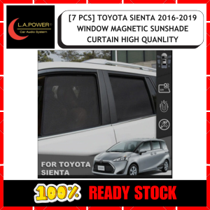 [ 7 PCS ] TOYOTA SIENTA 2016 - 2019 WINDOW MAGNETIC SUNSHADE CURTAIN HIGH QUANLITY