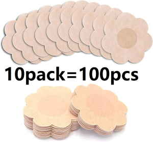 🔥READY STOCK🔥10pcs Disposable nipple stickers non-woven chest sticker wedding bra 一次性胸贴超薄透气无纺布防凸点防走光乳贴