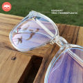 MetroSunnies Fox Specs / Anti Radiation Glasses for Women and Men / Photochromic / Eyeglasses Replaceable Lens / Blue Light Eyewear / Metal Frame. 