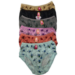 Promo Celana Dalam wanita Polini 000146174 katun stret Karet kecil Adem Dan lembut di pakai Paket isi [3/6/12 Pcs]