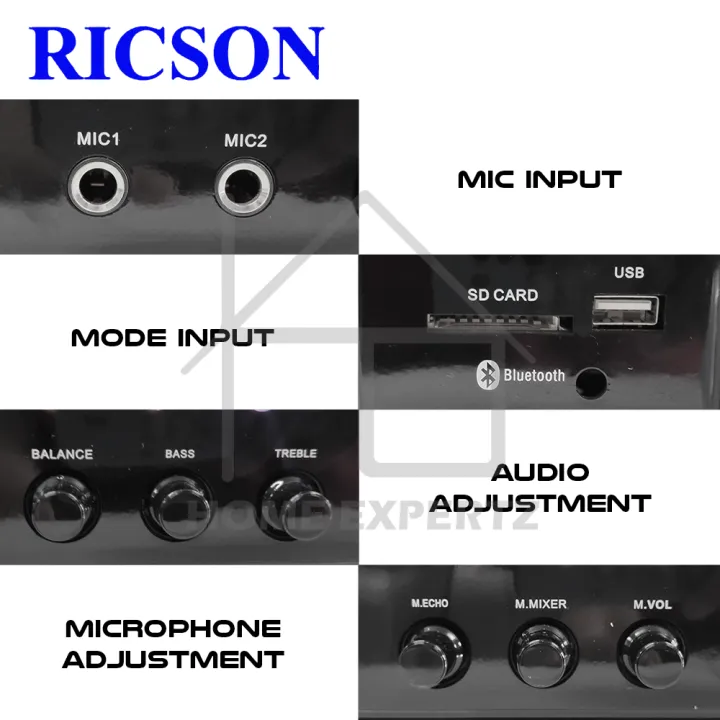 RICSON%20KARAOKE%20AMPLIFIER%20WITH%20FM/%20BLUETOOTH%20/%20USB%20PLAYBACK%20(AV-260%20II)%20-%20Image%204