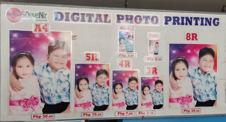 PHOTO PRINTING (Cute size, Wallet size, 3R, 4R, 5R, 8R and A4 size ...