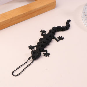 Hmeme 3D Printed Ornament Articulated Wall Gecko Flexible Joint Models Creative Stress Toys Gift
