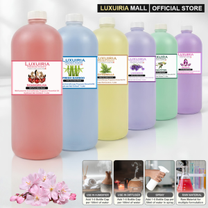 LUXUIRIA 1 Liter Pure Concentrated Water-Based Hotel and Nature Inspired Fragrance Essential Oil Hydrosol Aromatherapy Relaxing fragrant fragrance oil essential oil for room humidifiers diffusers air freshener revitalizers spa sleep aromatherapy oil