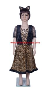 READY STOCK Cosplay Kids Leopard Cheetah Girl Animal Costume Wild Animal Safari Costum Story Book Character Movie Character