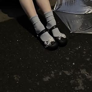 [Free Shipping] In-Stock Ballet-Style Perforated Sandals For Women Fashionable Soft-Soled Comfortable High-End Feel Summer Non-Slip Outdoor Slippers