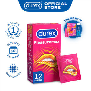 [100% Discreet] Durex Condom Pleasuremax Condoms (12s)