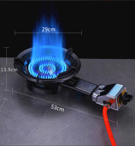 CTTC STORE Gas Stove Cast Iron Heavy Duty Single Burner Medium pressure gas stove Automatic Ignition Gas Stove