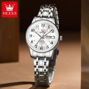 OLEVS 2891 Women Watches Luxury Minimalist Calendar Waterproof Luminous Date Week Sport Wrist Watches Quartz Watch