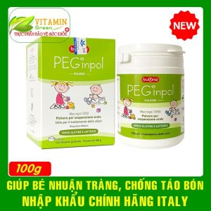 Buona Peginpol lọ 100g giúp bé nhuận tràng giảm táo bón | nhập khẩu chính hãng từ Ý