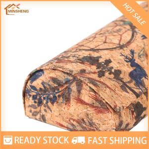 MIH ✨ COD ✨ กล่องใส่แว่นตาย้อนยุคลายไม้ก๊อกโบราณกันแรงกดสไตล์ญี่ปุ่นกล่องเก็บสายตาสั้นแม่เหล็กแบบพกพาสำหรับทุกเพศ