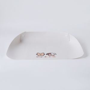 ER52858 Anti Spill Pet Feeding Mat Cartoon Waterproof Pet Food Feeding Pad Pet Accessories Durable Cat Bowl Mat Pet Eating
