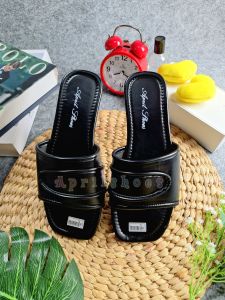 kamiliku Sandal teplek wanita sendal flat wanita LIST DEPAN 37-40