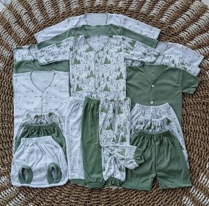 40Pcs Serian Sage Perlengkapan Baju Bayi Baru Lahir Newborn Kado Gift Set Paket Kumplit